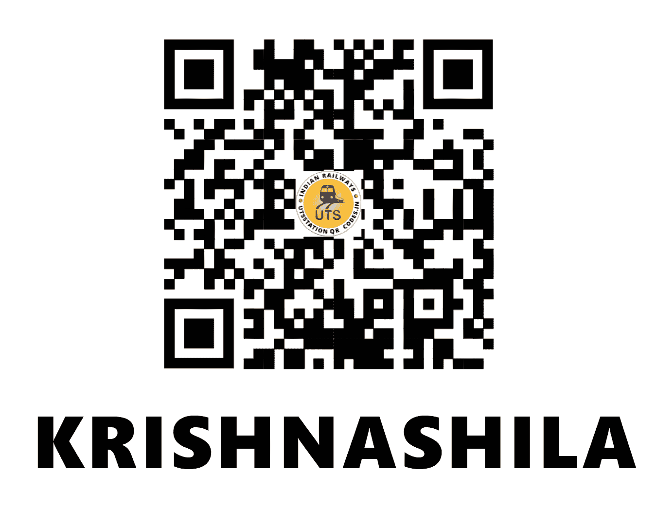 UTS QR Code for KRISHNASHILA - KRSL (EC - UTTAR PRADESH)